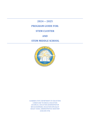 STEM 计划指南 2024-2025